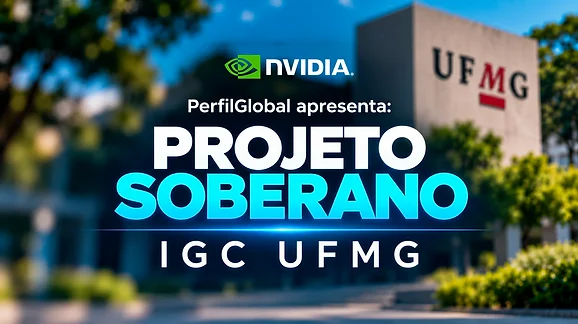 Infraestrutura do supercomputador Soberano, inaugurado na UFMG, com sistemas de processamento de alto desempenho e climatização de precisão.