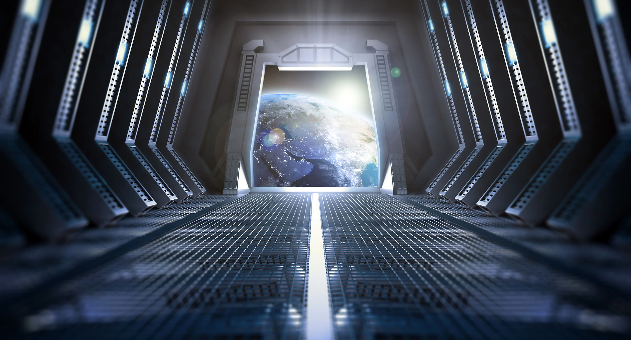 Portal Espacial Futurista